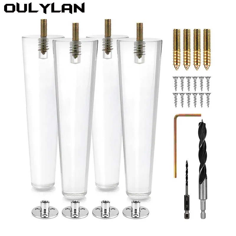 Oulylan Sofa Feet Hardware for Coffee Table Dresser Cabinet Feet 10-20cm 4pcs Acrylic Furniture Legs Transparent Replacement
Oulylan Sofa Feet Hardware for Coffee Table Dresser Cabinet Feet 10-20cm 4pcs Acrylic Furniture Legs Transparent Replacement