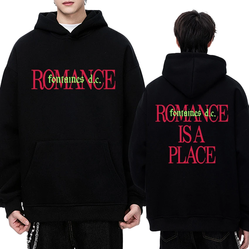Music Band Fontaines D.C.Romance Double Sided print Hoodies Men women harajuku fashion pullovers Unisex Fleece Casual Sweatshirt
Music Band Fontaines D.C.Romance Double Sided print Hoodies Men women harajuku fashion pullovers Unisex Fleece Casual Sweatshirt