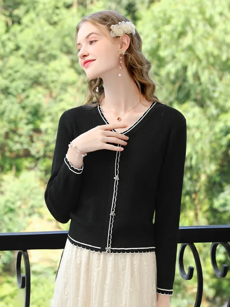 I BELIEVE YOU Sweaters for Women 2025 Autumn Winter Pullovers Fungus Lace Spliced Long-sleeve V-Neck Basics Knitwears 2243145897
I BELIEVE YOU Sweaters for Women 2025 Autumn Winter Pullovers Fungus Lace Spliced Long-sleeve V-Neck Basics Knitwears 2243145897