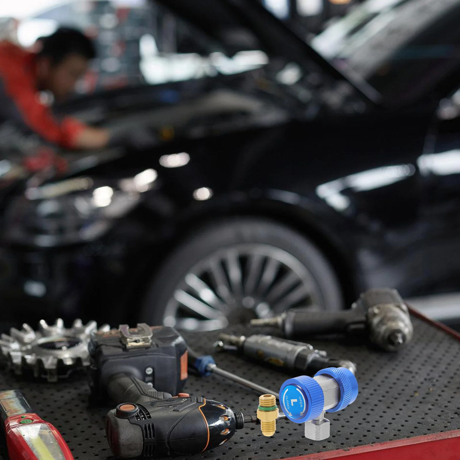 Car Air Conditioner Coupler Knurled Connect Adapter For R134A Refrigeration System Compatible With Most Vehicle Ac
Car Air Conditioner Coupler Knurled Connect Adapter For R134A Refrigeration System Compatible With Most Vehicle Ac