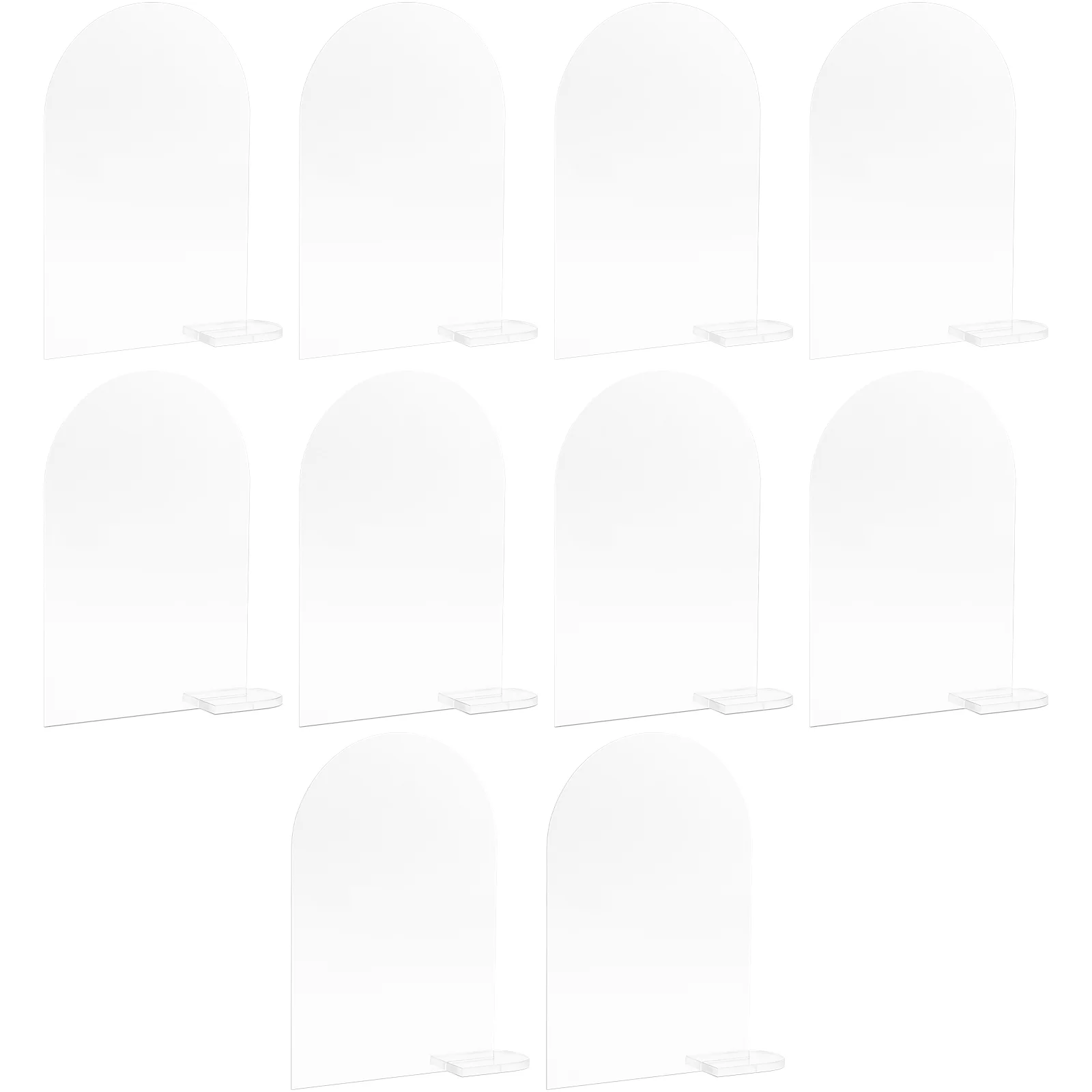 30 Sets Display Semicircular Seat Sign Easel Stand for Acrylic Blank Decorative
30 Sets Display Semicircular Seat Sign Easel Stand for Acrylic Blank Decorative