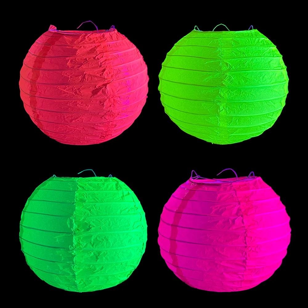 Glow in The Dark Party Supplies Colorful Round Hanging Paper Lanterns Neon Birthday Decorations Wedding Baby Shower Home Decor
Glow in The Dark Party Supplies Colorful Round Hanging Paper Lanterns Neon Birthday Decorations Wedding Baby Shower Home Decor