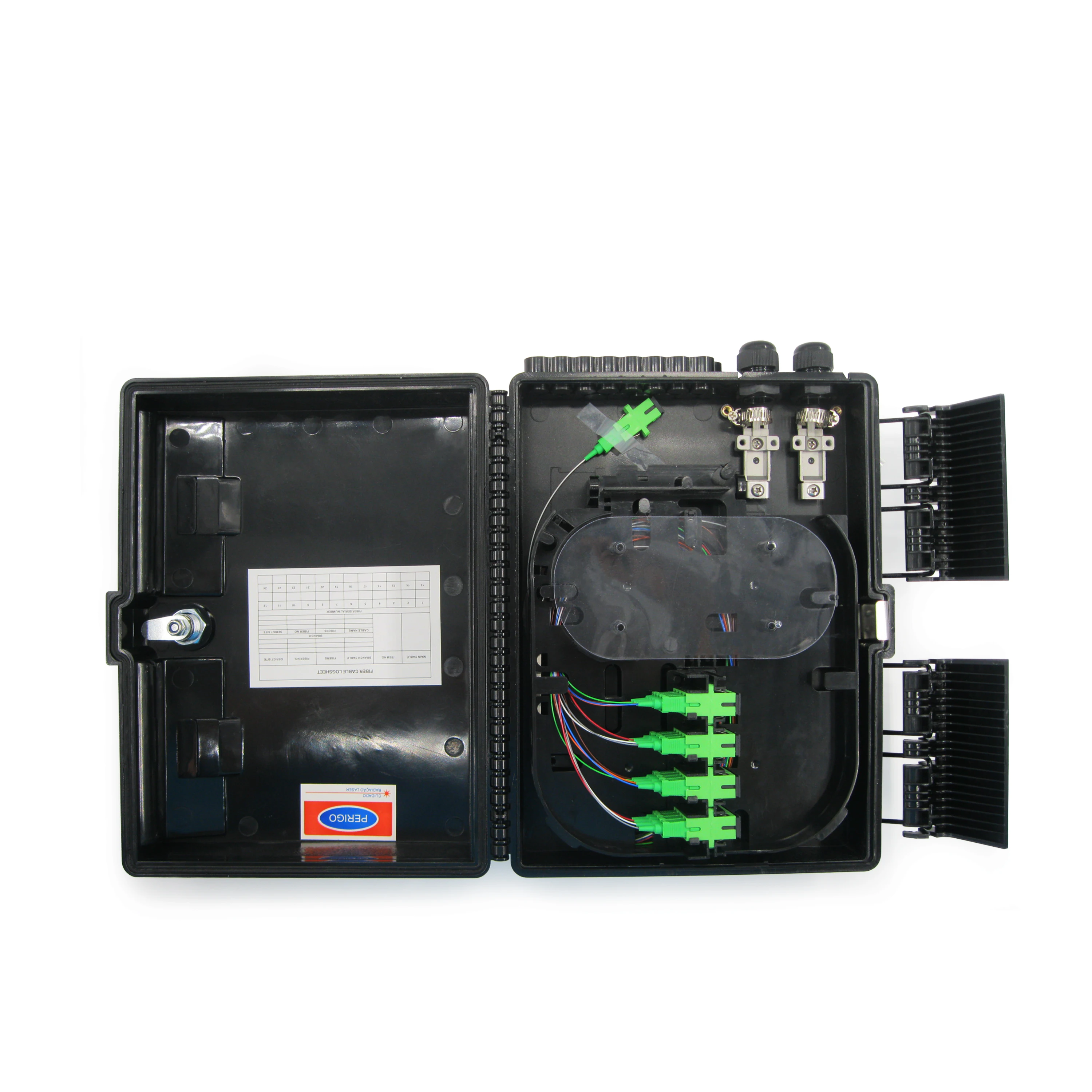 CATV Oun Fiber Optic Distribution Ip65 Odf Splitter Box FTTH Box FTTH Termination Box
CATV Oun Fiber Optic Distribution Ip65 Odf Splitter Box FTTH Box FTTH Termination Box
