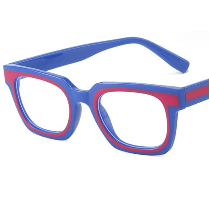 NEW Anti-Blue Light Glasses Unisex Cartoon Patchwork Frame Glasses Personality Spectacles Square Eyeglasses Ornamental
NEW Anti-Blue Light Glasses Unisex Cartoon Patchwork Frame Glasses Personality Spectacles Square Eyeglasses Ornamental