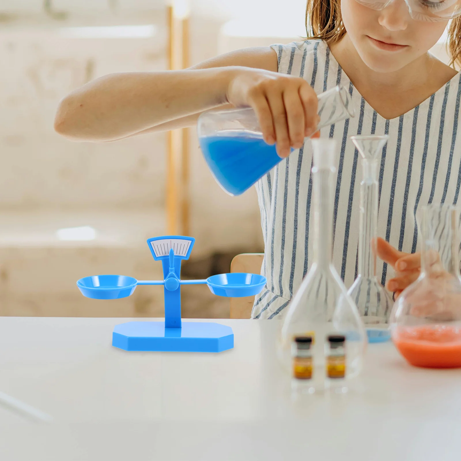 Hands on Stem Balance Scale Kit Blue for Kids DIY Science Learning Math Concepts Teaching Instrument Preschool Elementary
Hands on Stem Balance Scale Kit Blue for Kids DIY Science Learning Math Concepts Teaching Instrument Preschool Elementary