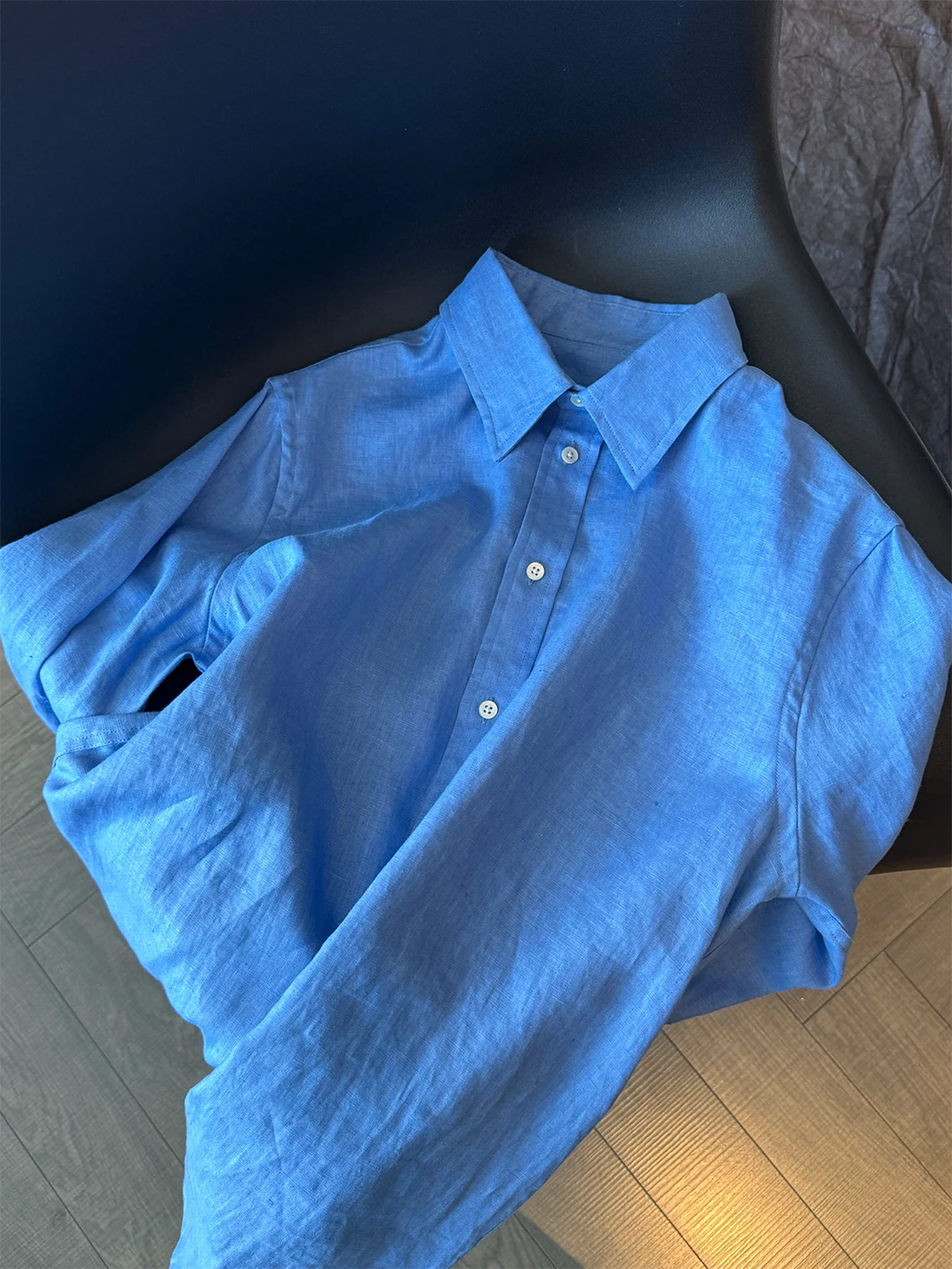 Легкая дышащая мужская льняная рубашка Klein Blue из хлопка и льна, тонкая верхняя одежда для лета, свободный крой, яркая...
Легкая дышащая мужская льняная рубашка Klein Blue из хлопка и льна, тонкая верхняя одежда для лета, свободный крой, яркая...