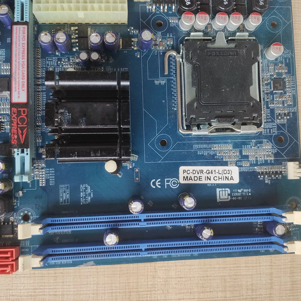 DVR-G41-L (D3) motherboard G41 chipset with 5 PCI slots highly reliable
DVR-G41-L (D3) motherboard G41 chipset with 5 PCI slots highly reliable