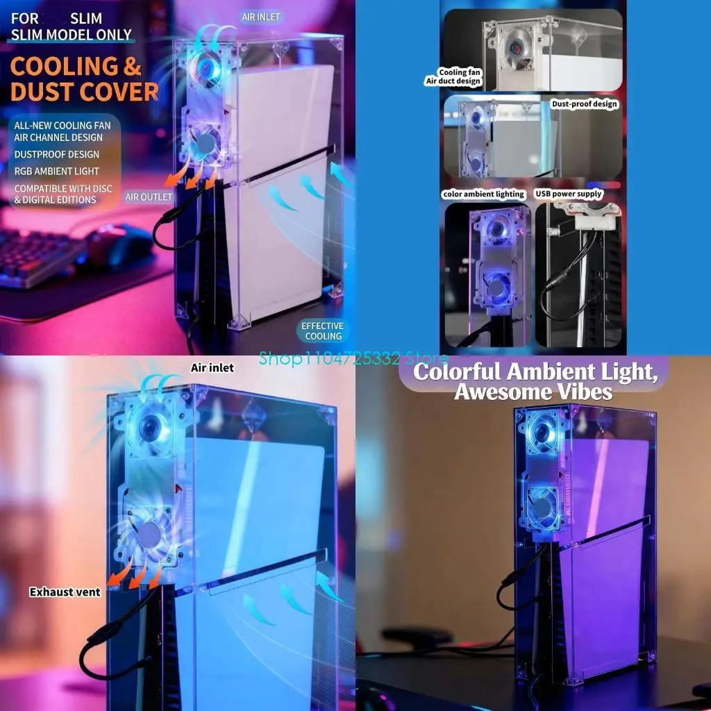 P5EA Clear Protective Cover For Slim Gaming Console With Improved Cooling System
P5EA Clear Protective Cover For Slim Gaming Console With Improved Cooling System