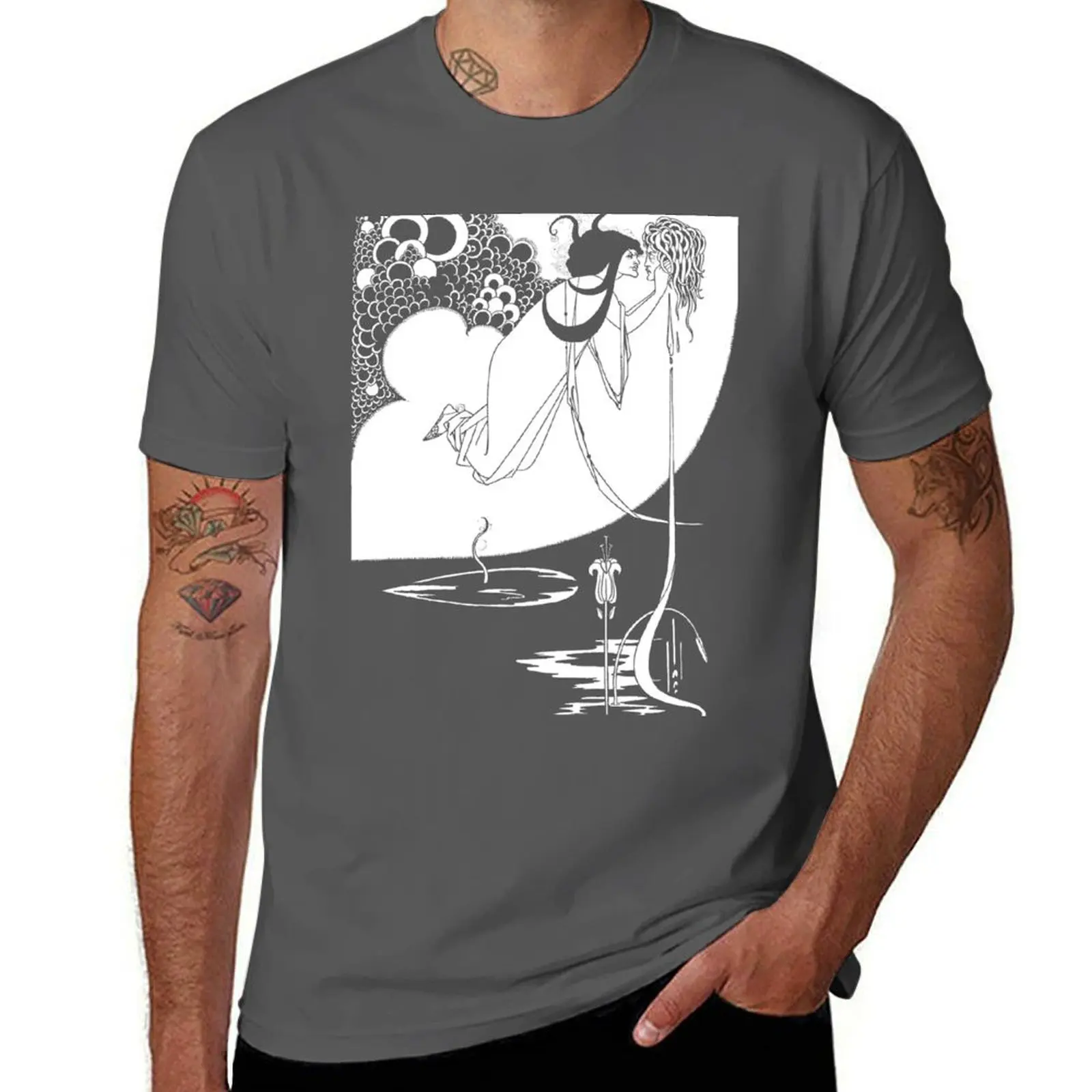 Enhanced Aubrey Beardsley The Climax 1893 on Plum T-Shirt t shirt man cotton g man t shirts for men t shirt man plain T-Shirt
Enhanced Aubrey Beardsley The Climax 1893 on Plum T-Shirt t shirt man cotton g man t shirts for men t shirt man plain T-Shirt