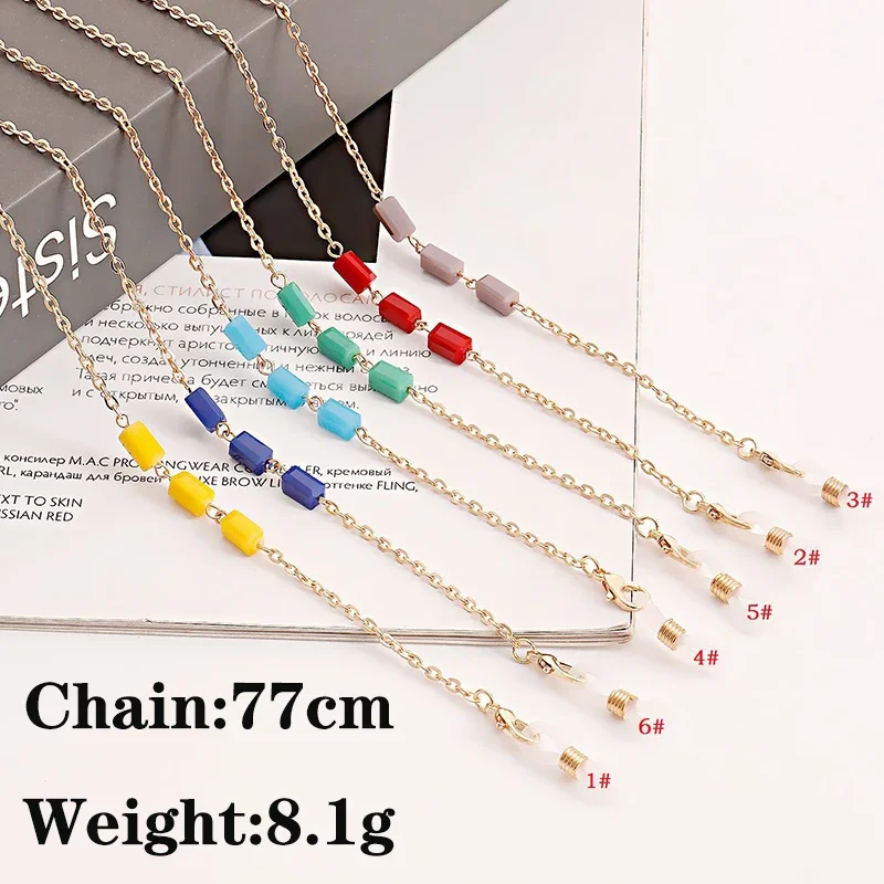 2024 New Fashion Resin Glasses Chain Neck Strap for Women Cute Candy Color Crystal Reading Sunglasses Lanyard Outdoor Mask Chain
2024 New Fashion Resin Glasses Chain Neck Strap for Women Cute Candy Color Crystal Reading Sunglasses Lanyard Outdoor Mask Chain