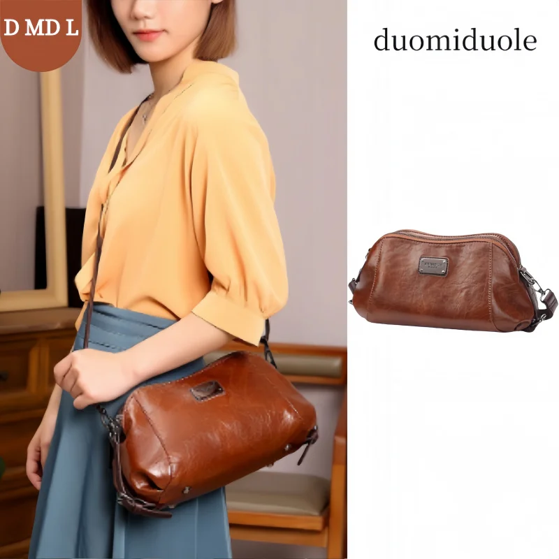 Роскошная дизайнерская женская сумка через плечо из натуральной вощеной кожи, кошелек через плечо, модная женская сумка с верхней ручкой
Роскошная дизайнерская женская сумка через плечо из натуральной вощеной кожи, кошелек через плечо, модная женская сумка с верхней ручкой