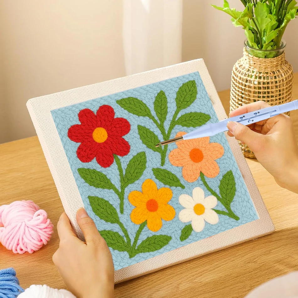 flower Pattern Punch Needle Kits For Adults Beginner Punch Needle Embroidery Frame Wall Art Picture Craft Supplies Home Decor
flower Pattern Punch Needle Kits For Adults Beginner Punch Needle Embroidery Frame Wall Art Picture Craft Supplies Home Decor