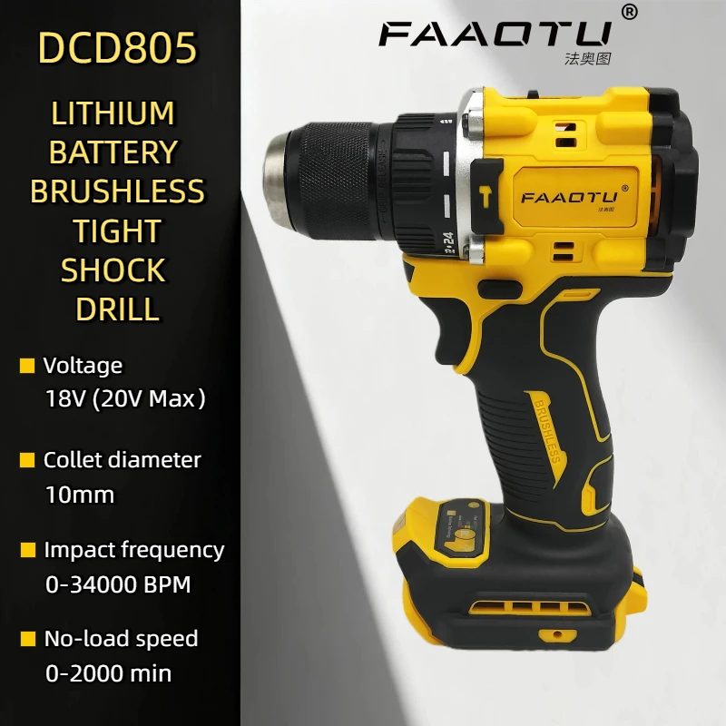 FAAOTU 805 Brushless Cordless Drill, Heavy-Duty Power,Same Reliability as DW for All Projects Suitable for DW battery NO battery
FAAOTU 805 Brushless Cordless Drill, Heavy-Duty Power,Same Reliability as DW for All Projects Suitable for DW battery NO battery