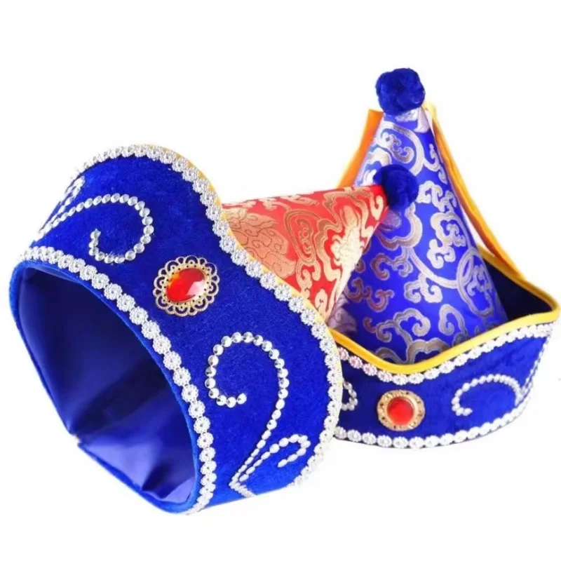 Китайская традиционная монгольская шапка для мужчин, взрослые головные уборы, красочные вышитые кепки, экзотическая шляпа для степи, шапка для сценических выступлений
Китайская традиционная монгольская шапка для мужчин, взрослые головные уборы, красочные вышитые кепки, экзотическая шляпа для степи, шапка для сценических выступлений