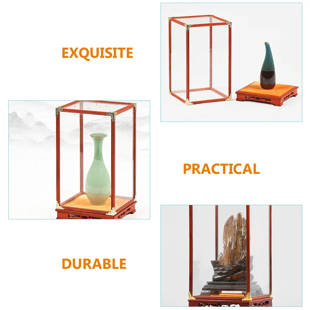 Glass Buddha Display Box Transparent Wooden Base Craft Showcase Collectibles Organizer Storage Case For Home Decor
Glass Buddha Display Box Transparent Wooden Base Craft Showcase Collectibles Organizer Storage Case For Home Decor