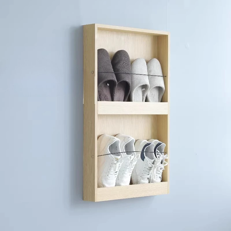 Slim Shoe Cabinet, Wall-Mounted Narrow Entryway Rack, Space-Saving Hallway Organizer for Small Apartment,Hanging Shoe Shelf Home
Slim Shoe Cabinet, Wall-Mounted Narrow Entryway Rack, Space-Saving Hallway Organizer for Small Apartment,Hanging Shoe Shelf Home