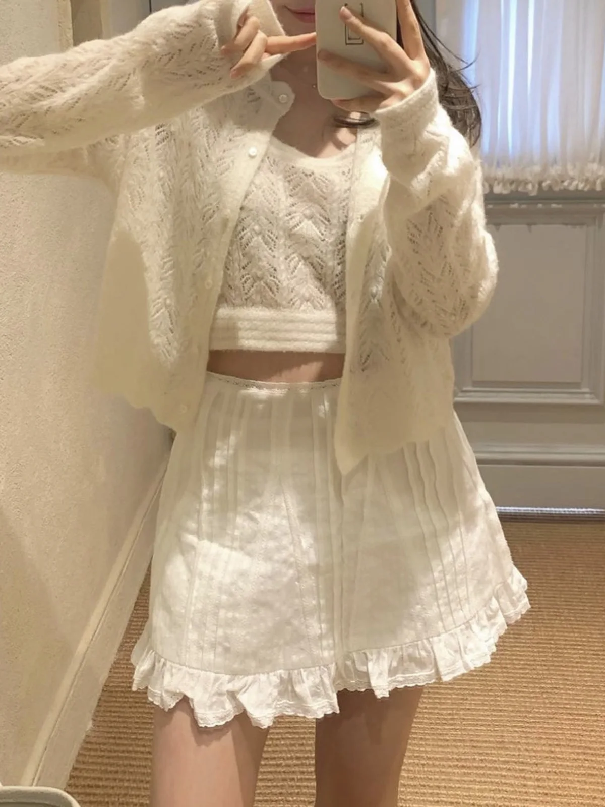 BieZhi High Waist A-Line Skirt with Side Zipper Lace Trim Slimming Pleats Versatile ort Skirt Korean Sle Commute
BieZhi High Waist A-Line Skirt with Side Zipper Lace Trim Slimming Pleats Versatile ort Skirt Korean Sle Commute