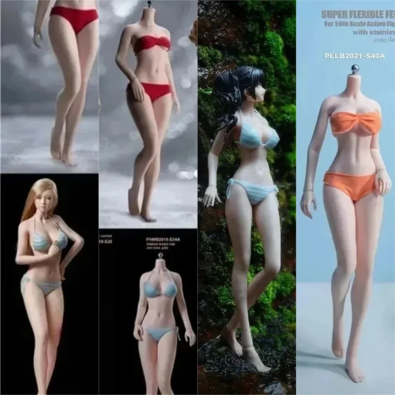 1/6 Scale Female Toy Figures Small Mid Big Bust Pale/Suntan Seamless Super Flexible Doll TBLeague Phicen Body Painting Sketch
1/6 Scale Female Toy Figures Small Mid Big Bust Pale/Suntan Seamless Super Flexible Doll TBLeague Phicen Body Painting Sketch