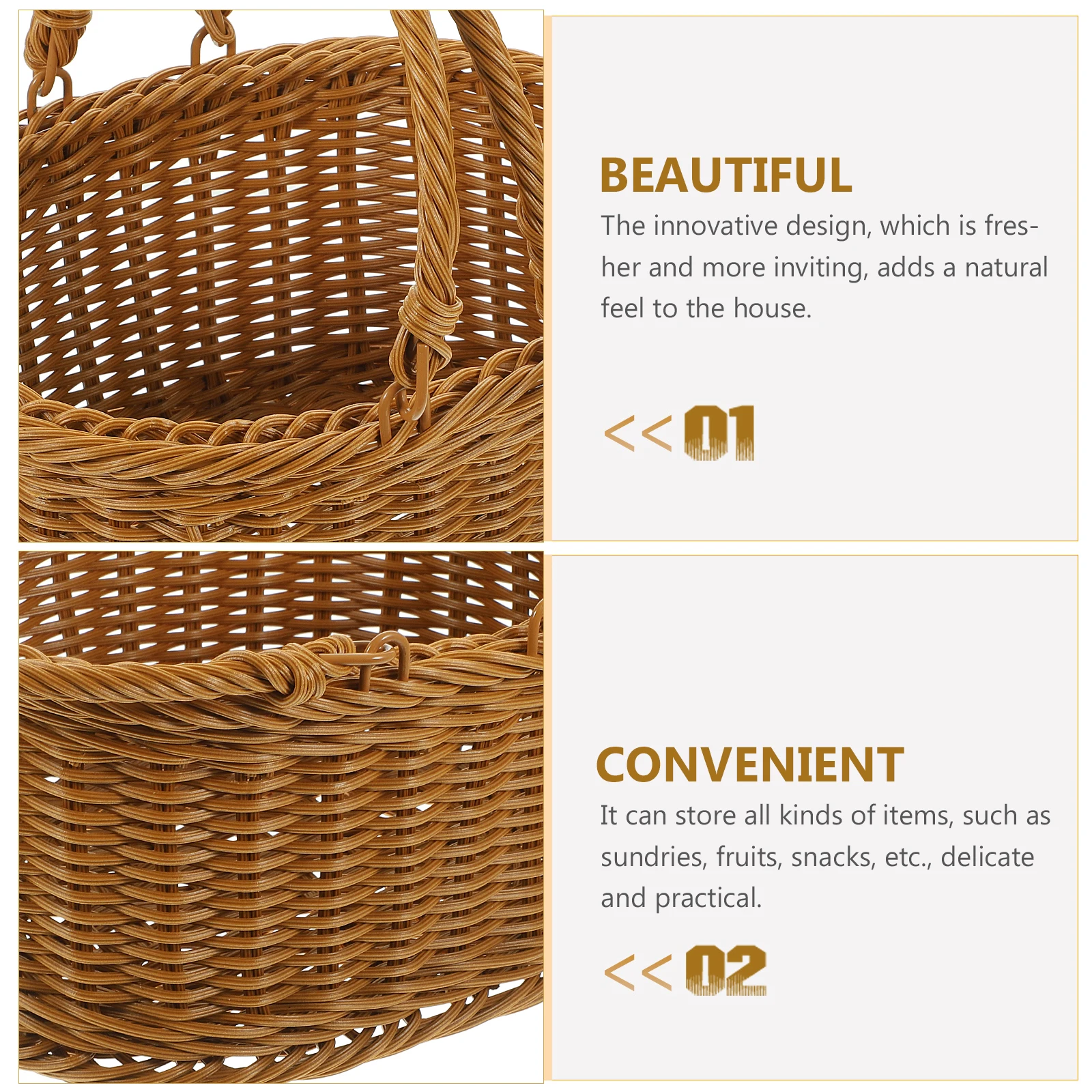 Sunlight Frosting Cracking Resistant Woven Basket Pp Material Handles Ideal Picnic Party Home Office Decor
Sunlight Frosting Cracking Resistant Woven Basket Pp Material Handles Ideal Picnic Party Home Office Decor