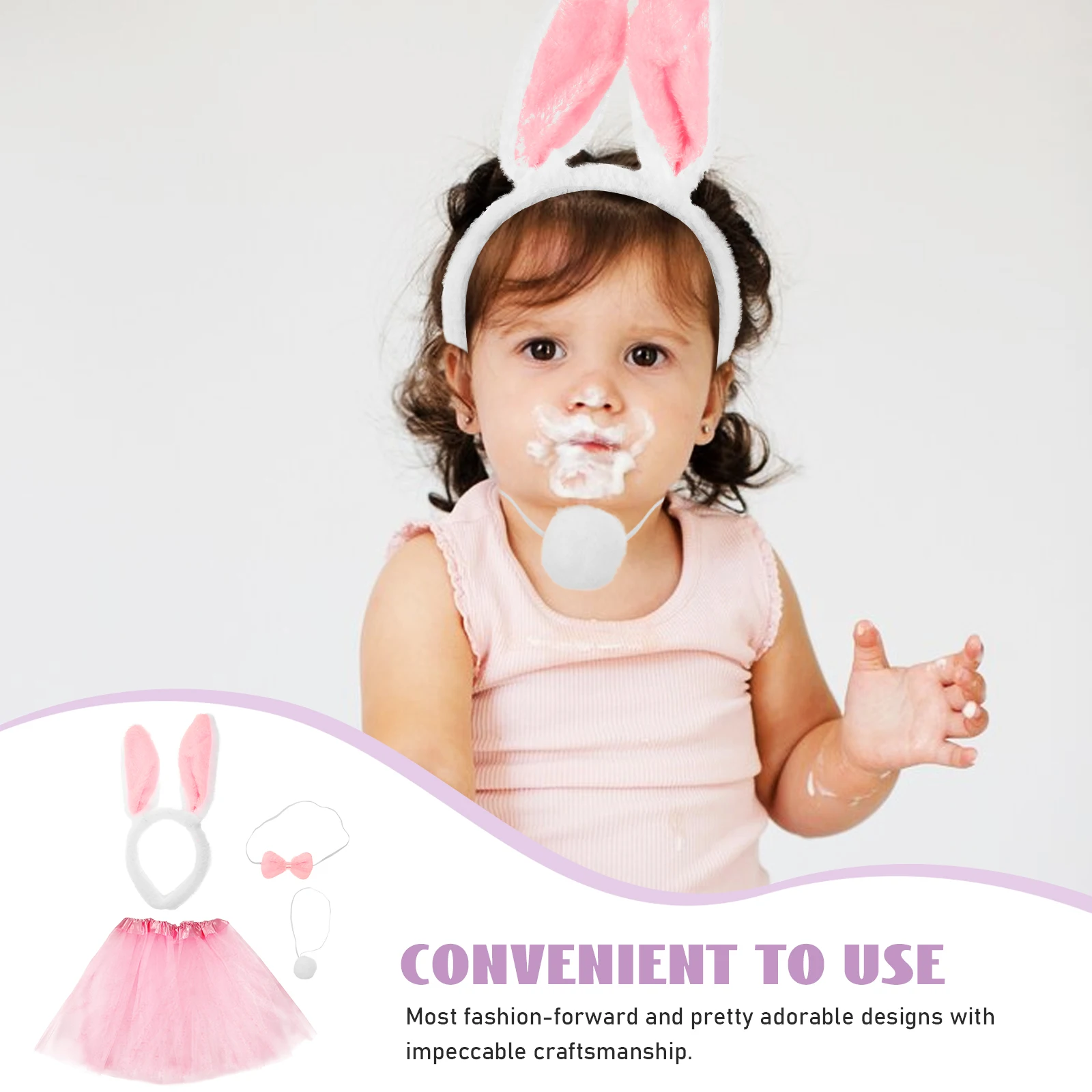 4pcs Kids Mesh Skirt Set Rabbit Headdress Toddler Girl Costume Halloween Easter Party Mesh Skirt Kids Rabbit Hairband Tie Tail
4pcs Kids Mesh Skirt Set Rabbit Headdress Toddler Girl Costume Halloween Easter Party Mesh Skirt Kids Rabbit Hairband Tie Tail
