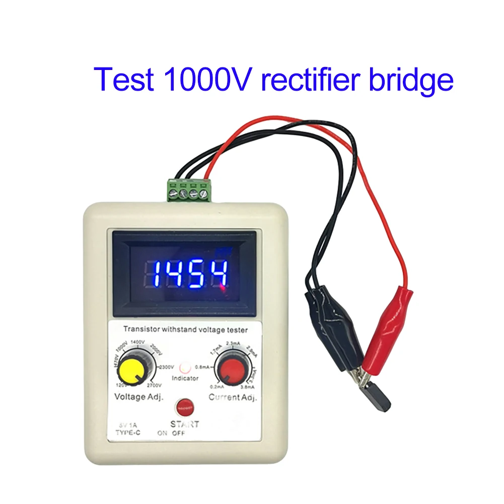 Voltage Capability Transistor Tester Diode MOS Triode Withstand Voltage Tester For Measuring MOS/transistor /IGBT/ Diode
Voltage Capability Transistor Tester Diode MOS Triode Withstand Voltage Tester For Measuring MOS/transistor /IGBT/ Diode