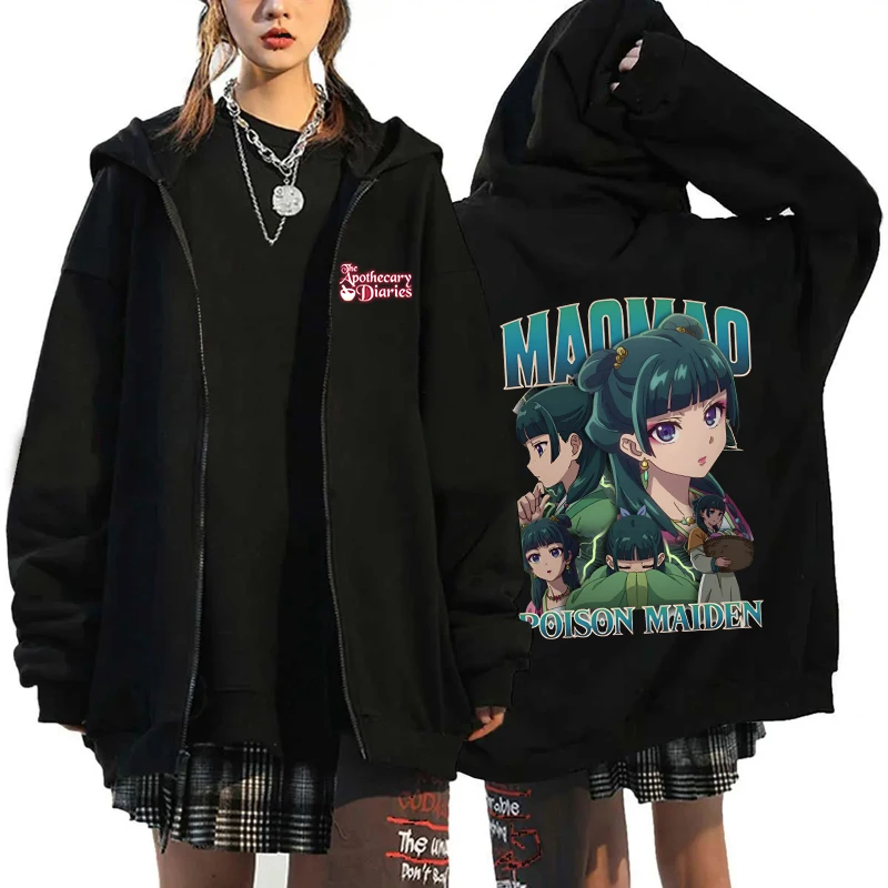 Fashion Unisex Autumn And Winter Coat Anime The Apothecary Diaries Print Zipper Hoodie Anime MAOMAO Casual Zip Long Sleeve Tops
Fashion Unisex Autumn And Winter Coat Anime The Apothecary Diaries Print Zipper Hoodie Anime MAOMAO Casual Zip Long Sleeve Tops