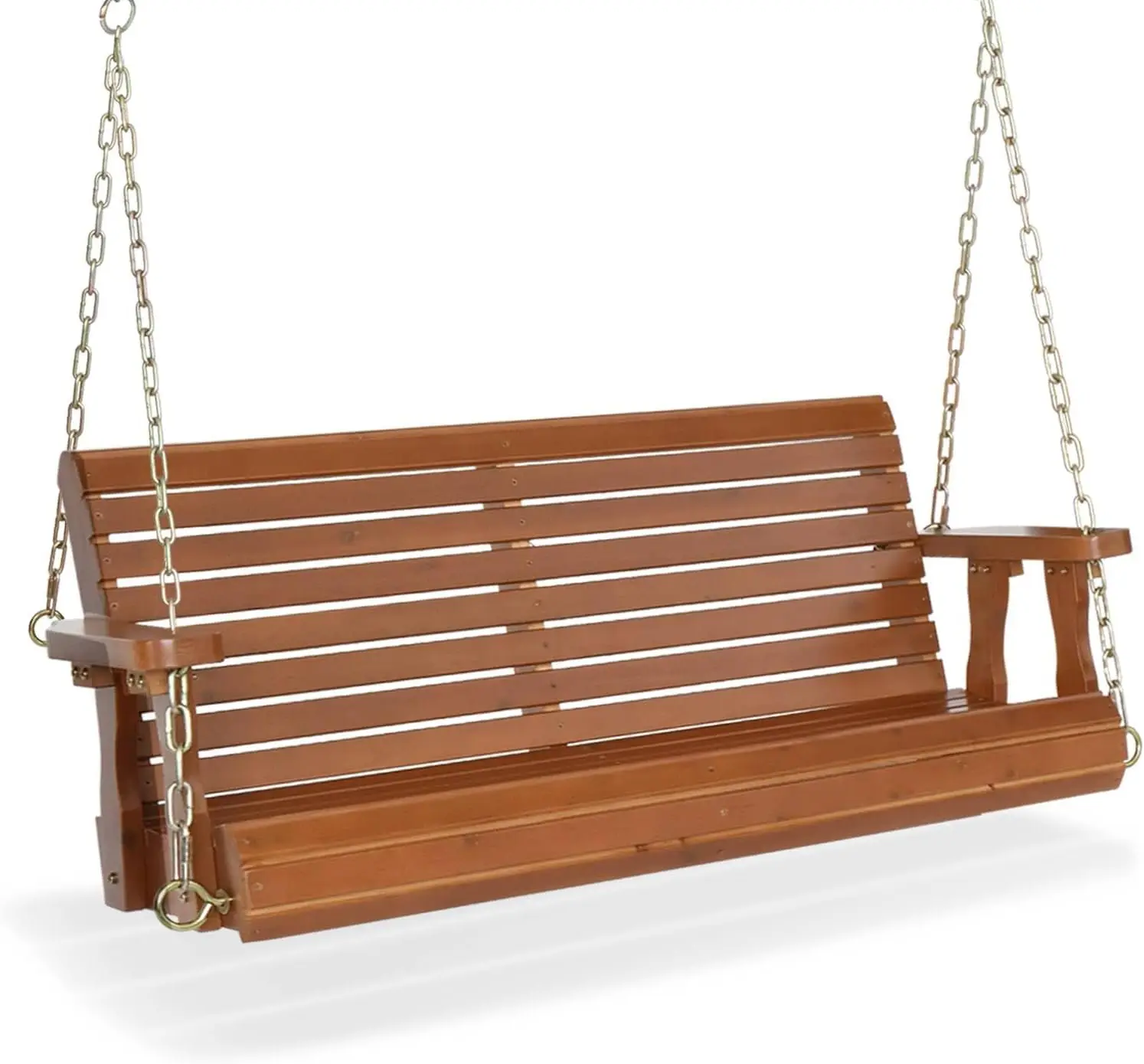 Upgraded Patio Wooden Porch Swing for Courtyard & Garden, Heavy Duty 880 LBS Swing Chair Bench with Hanging Chains for
Upgraded Patio Wooden Porch Swing for Courtyard & Garden, Heavy Duty 880 LBS Swing Chair Bench with Hanging Chains for