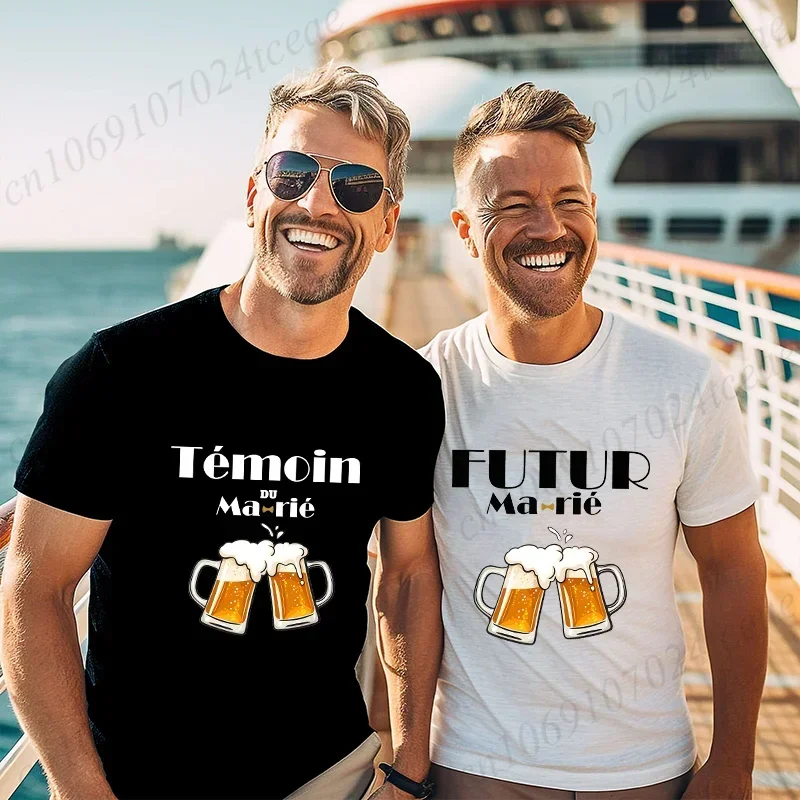 French Men's Evg Future Team Groom Man T Shirt Single Farewell Tees Bachelor Stag Party Tshirt Engaged Wedding Beer Graphic Tops
French Men's Evg Future Team Groom Man T Shirt Single Farewell Tees Bachelor Stag Party Tshirt Engaged Wedding Beer Graphic Tops