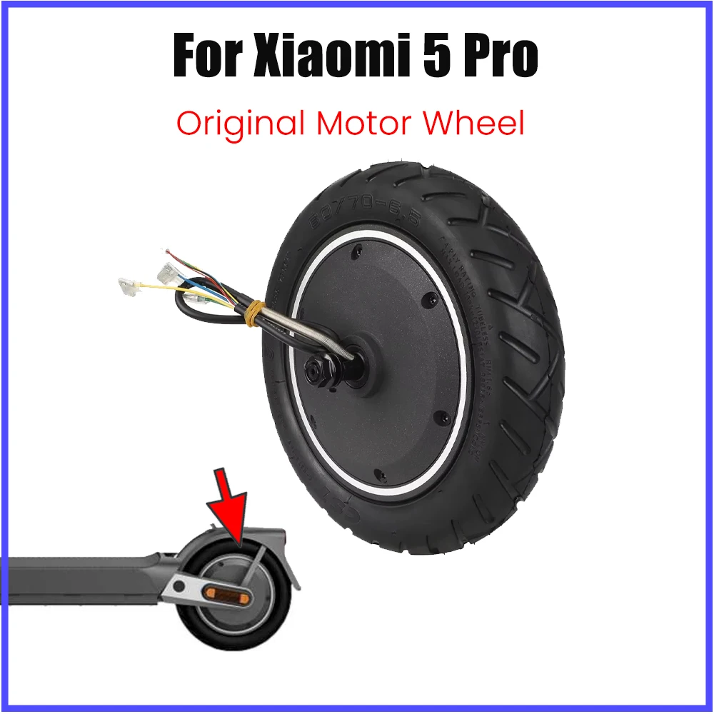 Original Rear Engine Motor Wheel for Xiaomi 5 Pro Electric Scooter 10 Inch 60/70-6.5 Tubeless Tire Complete Assembly
Original Rear Engine Motor Wheel for Xiaomi 5 Pro Electric Scooter 10 Inch 60/70-6.5 Tubeless Tire Complete Assembly