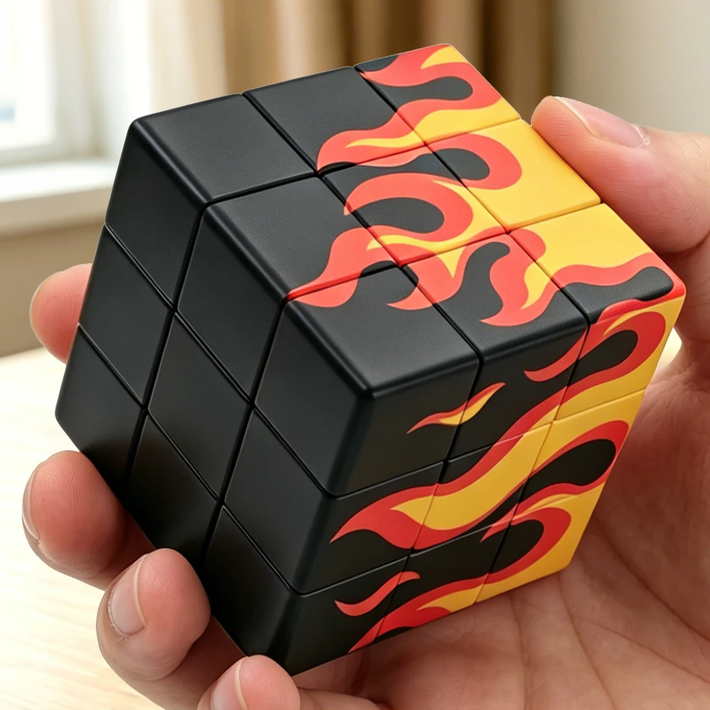 3x3 Fire Cube, UV Printed Flame Puzzle Cube, Suitable for Beginners, 3x3x3 Puzzle Cube, Party Activity Gift
3x3 Fire Cube, UV Printed Flame Puzzle Cube, Suitable for Beginners, 3x3x3 Puzzle Cube, Party Activity Gift