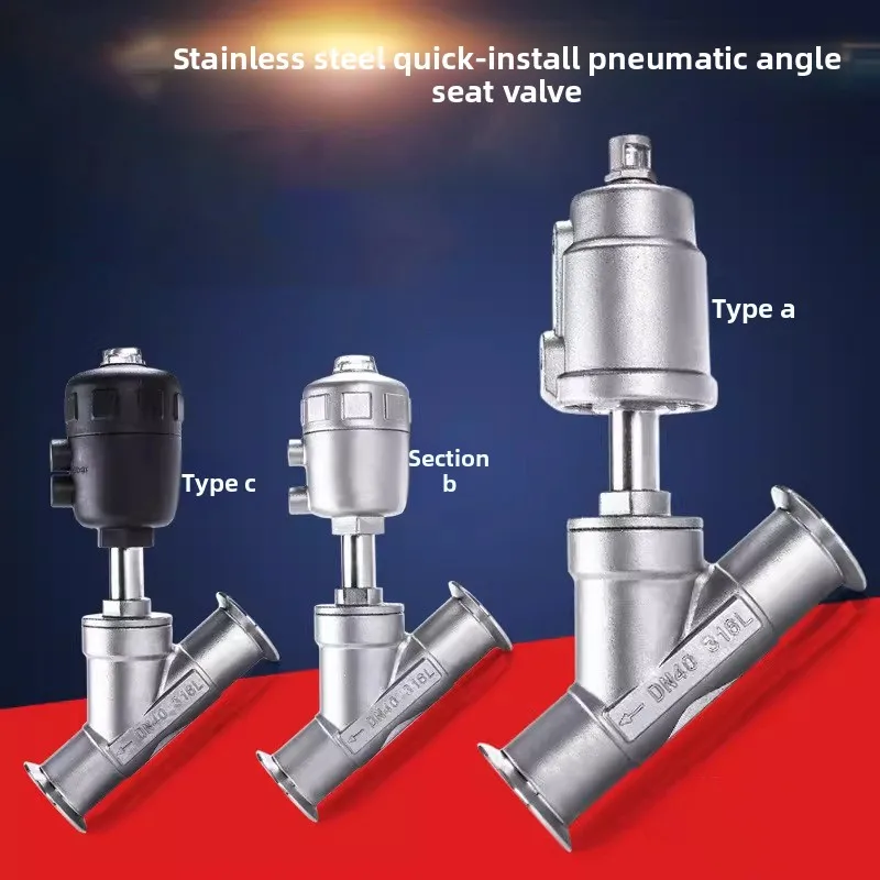 1/2" 2" 304 Stainless steel Y Shaped Pneumatic Angle seat valve High temperature resistance Actuated Steam Gas Oil Water
1/2" 2" 304 Stainless steel Y Shaped Pneumatic Angle seat valve High temperature resistance Actuated Steam Gas Oil Water
