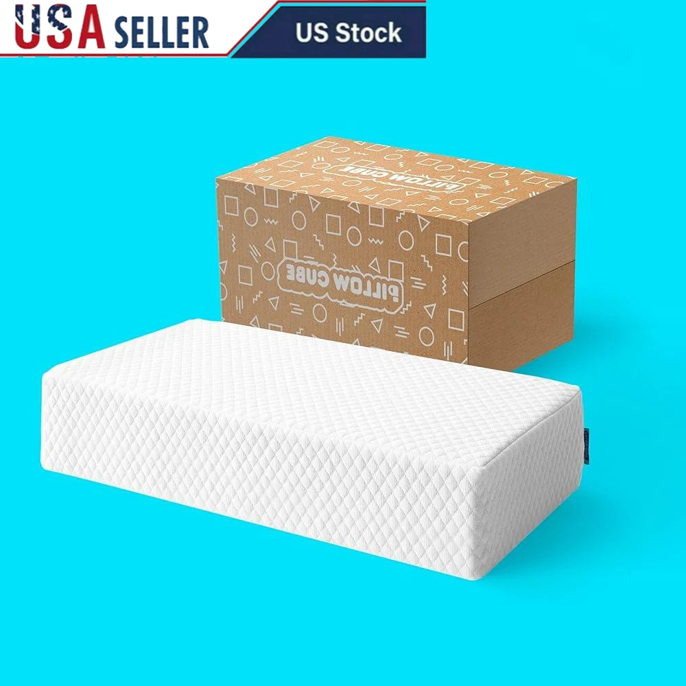 Cooling Memory Foam Pillow Side Sleepers Neck and Shoulder Pain Relief Support Ergonomic Cubed Design Comfort Sleep Aid
Cooling Memory Foam Pillow Side Sleepers Neck and Shoulder Pain Relief Support Ergonomic Cubed Design Comfort Sleep Aid