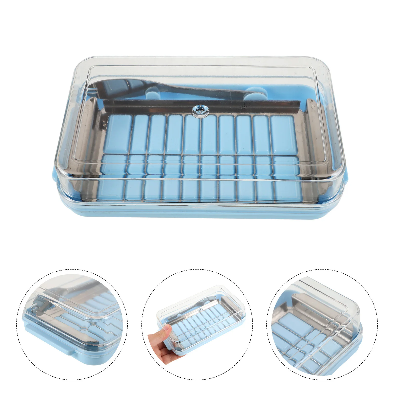 Alipis Clear Butter Cutting Box with Lid Airtight French Butter Dish Refrigerator Bacon Keeper Container Saver Storage
Alipis Clear Butter Cutting Box with Lid Airtight French Butter Dish Refrigerator Bacon Keeper Container Saver Storage