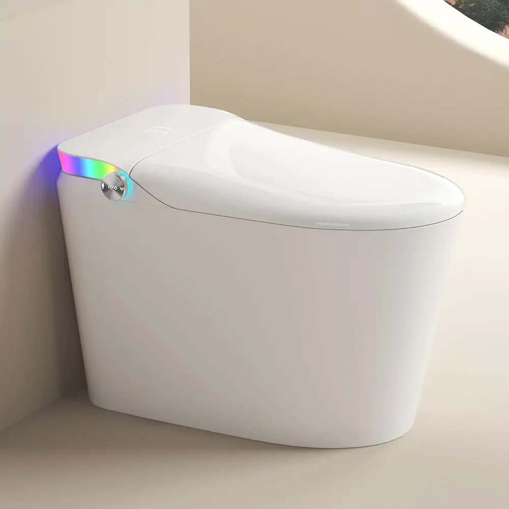 Smart Toilet, Bidet Toilet or Bathrooms, Toilets with Warm Water Sprayer & Dryer, oot Sensor Operation, Heated Bidet Seat, Tankl
Smart Toilet, Bidet Toilet or Bathrooms, Toilets with Warm Water Sprayer & Dryer, oot Sensor Operation, Heated Bidet Seat, Tankl