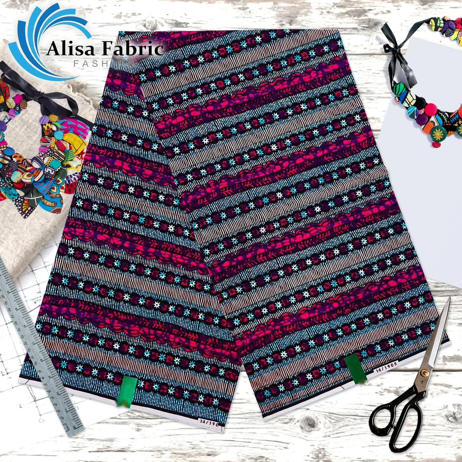 Latest hollandais African wax Ankara fabric 6 yards 100% cotton tissus couture for wedding decoration, Peach & Gray
Latest hollandais African wax Ankara fabric 6 yards 100% cotton tissus couture for wedding decoration, Peach & Gray