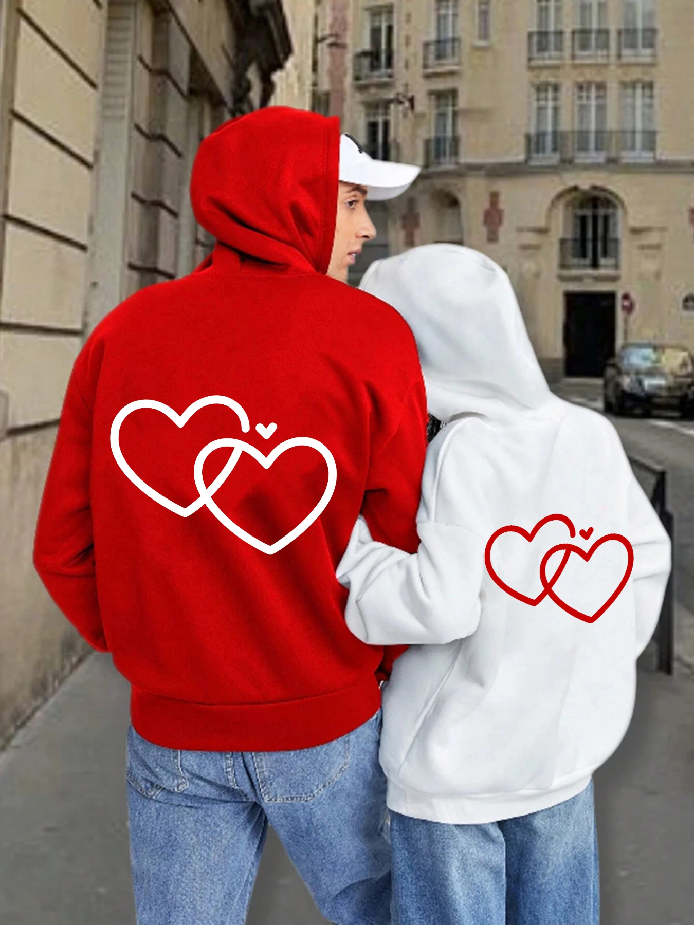 Simple Red Love Heart Printing Women Hoodies All-Match Autumn Hoody Fleece Casual Hoodie Pocket Hip Hop Woman Pullover
Simple Red Love Heart Printing Women Hoodies All-Match Autumn Hoody Fleece Casual Hoodie Pocket Hip Hop Woman Pullover