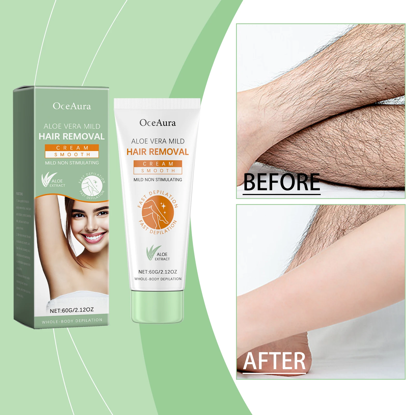 Крем для удаления волос с алоэ вера, крем для постоянного эпилятора, интимные зоны, нежное безболезненное средство для удаления волос, ингибитор роста для женщин и мужчин
Крем для удаления волос с алоэ вера, крем для постоянного эпилятора, интимные зоны, нежное безболезненное средство для удаления волос, ингибитор роста для женщин и мужчин