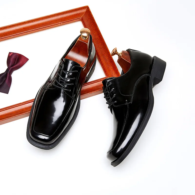 High Quality Men's Shoes Formal British Shoes Wedding Groom Shoes Leather Men Business
High Quality Men's Shoes Formal British Shoes Wedding Groom Shoes Leather Men Business