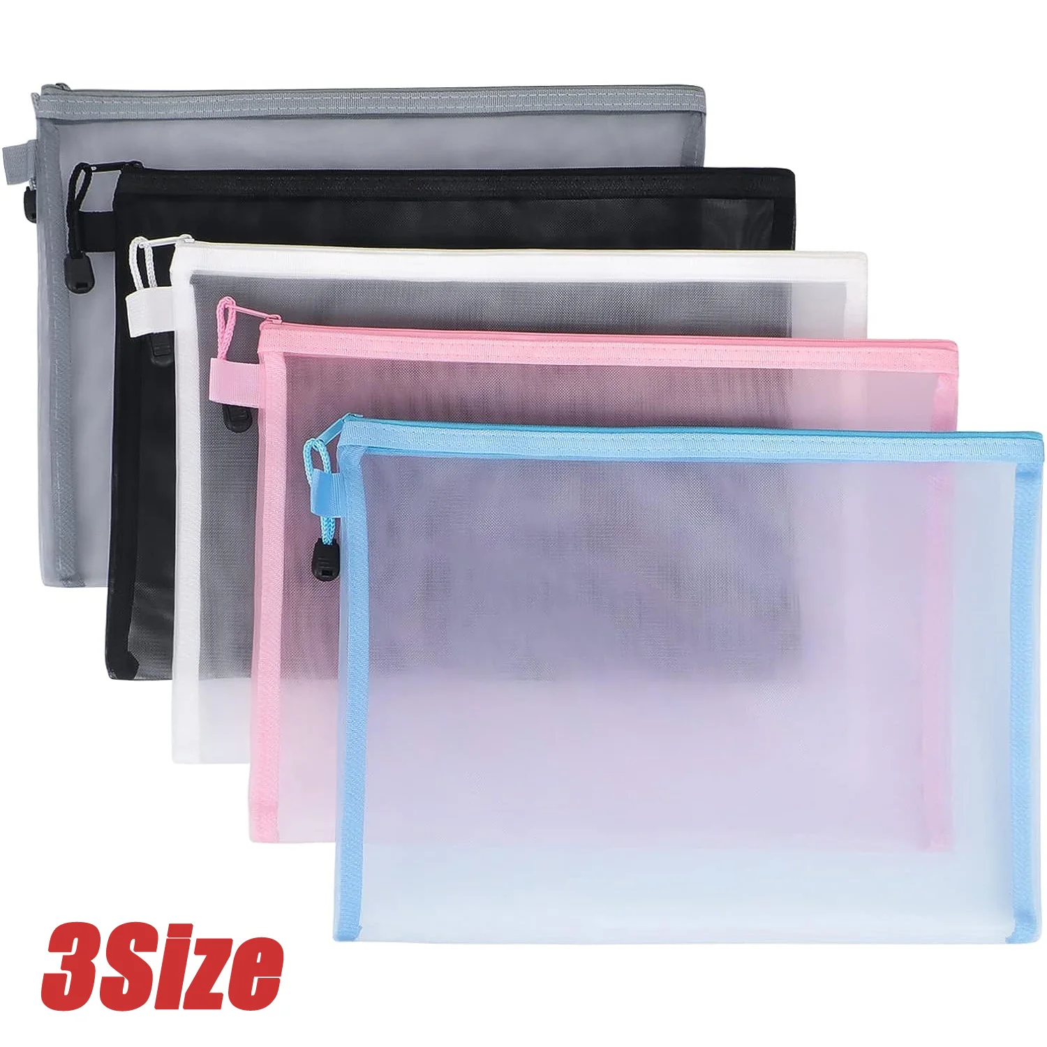 3Size Zipper Nylon Mesh Zipper Pouch Mesh Cosmetic Bags Makeup Bags Pencil Case Travel Bags for Cosmetic School Office Supplies
3Size Zipper Nylon Mesh Zipper Pouch Mesh Cosmetic Bags Makeup Bags Pencil Case Travel Bags for Cosmetic School Office Supplies