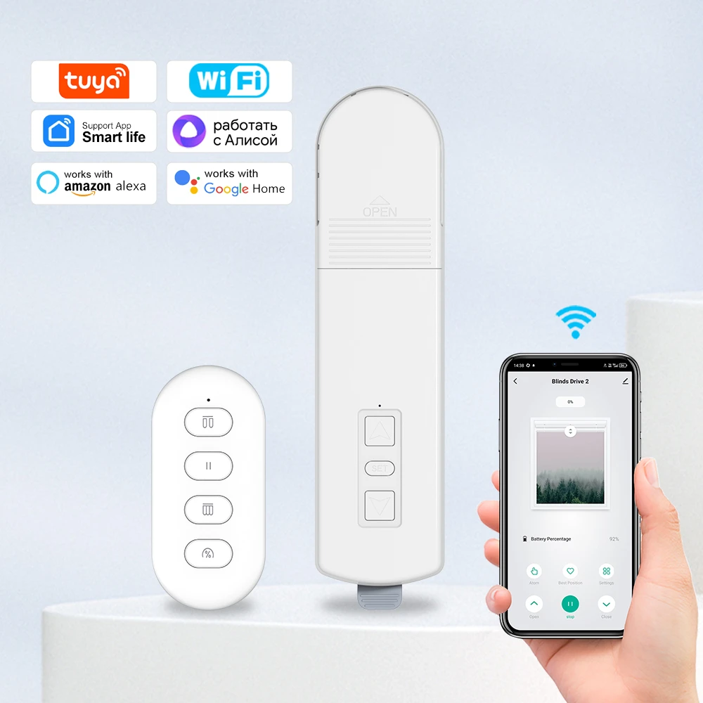 Tuya Smart Life WiFi DIY моторизованные цепные рулонные шторы, шторы, мотор для штор с дистанционным управлением Alexa Google Home, голосовое управление
Tuya Smart Life WiFi DIY моторизованные цепные рулонные шторы, шторы, мотор для штор с дистанционным управлением Alexa Google Home, голосовое управление