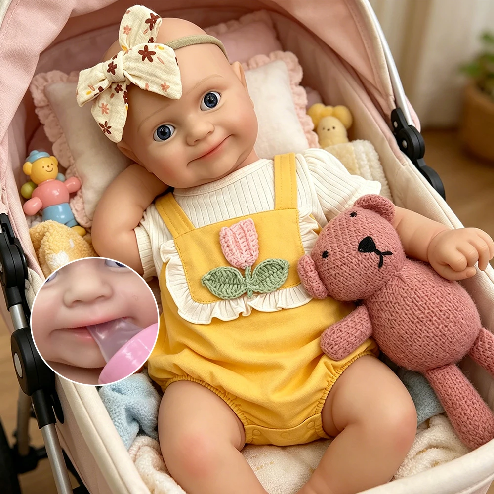 20Inch Can Use Pacifiers Baby Girl Maddie Lifelike Silicone Reborn Doll Full Soft Weighted Comfort Doll for Elderly Gift
20Inch Can Use Pacifiers Baby Girl Maddie Lifelike Silicone Reborn Doll Full Soft Weighted Comfort Doll for Elderly Gift