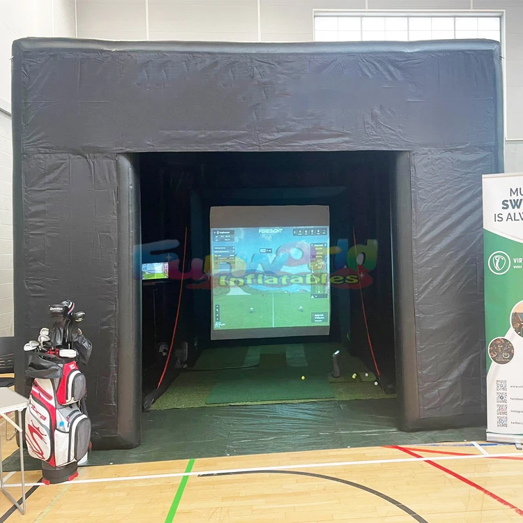 Portable mobile commercial outdoor adult golf training cage inflatable golf emulator tent shell
Portable mobile commercial outdoor adult golf training cage inflatable golf emulator tent shell