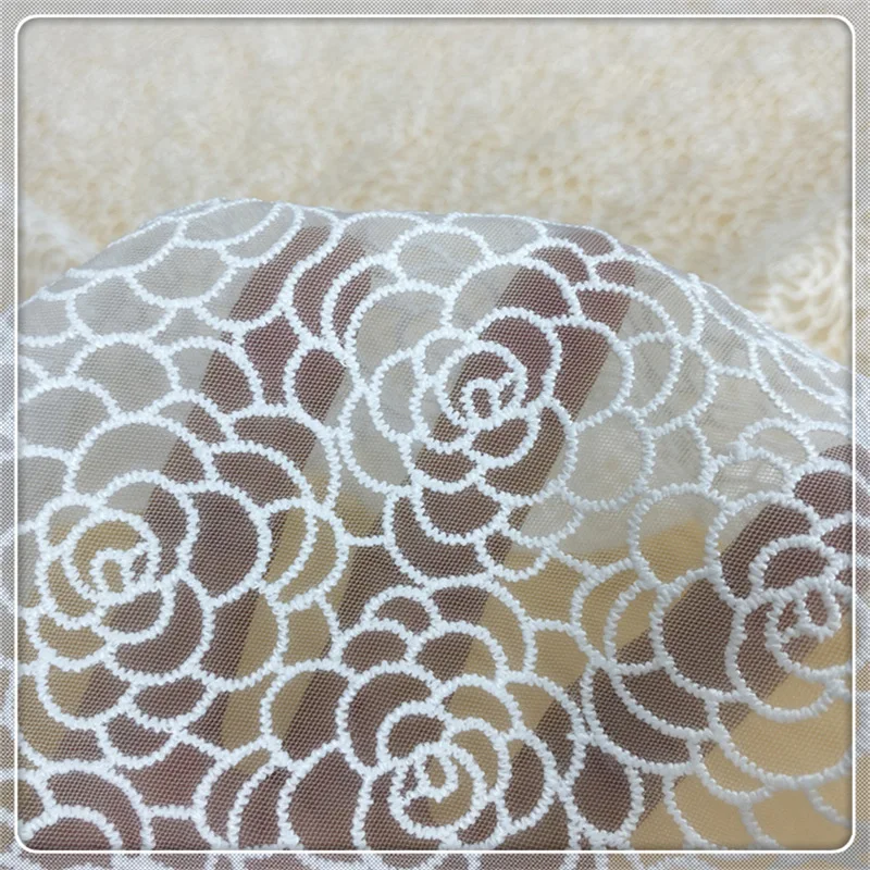 5Yards Rose Mesh Embroidery Milk Fibe Lace Fabric, Curtain Accessories Dress Garment Material,Sewing Accessories Wholesale,130cm
5Yards Rose Mesh Embroidery Milk Fibe Lace Fabric, Curtain Accessories Dress Garment Material,Sewing Accessories Wholesale,130cm