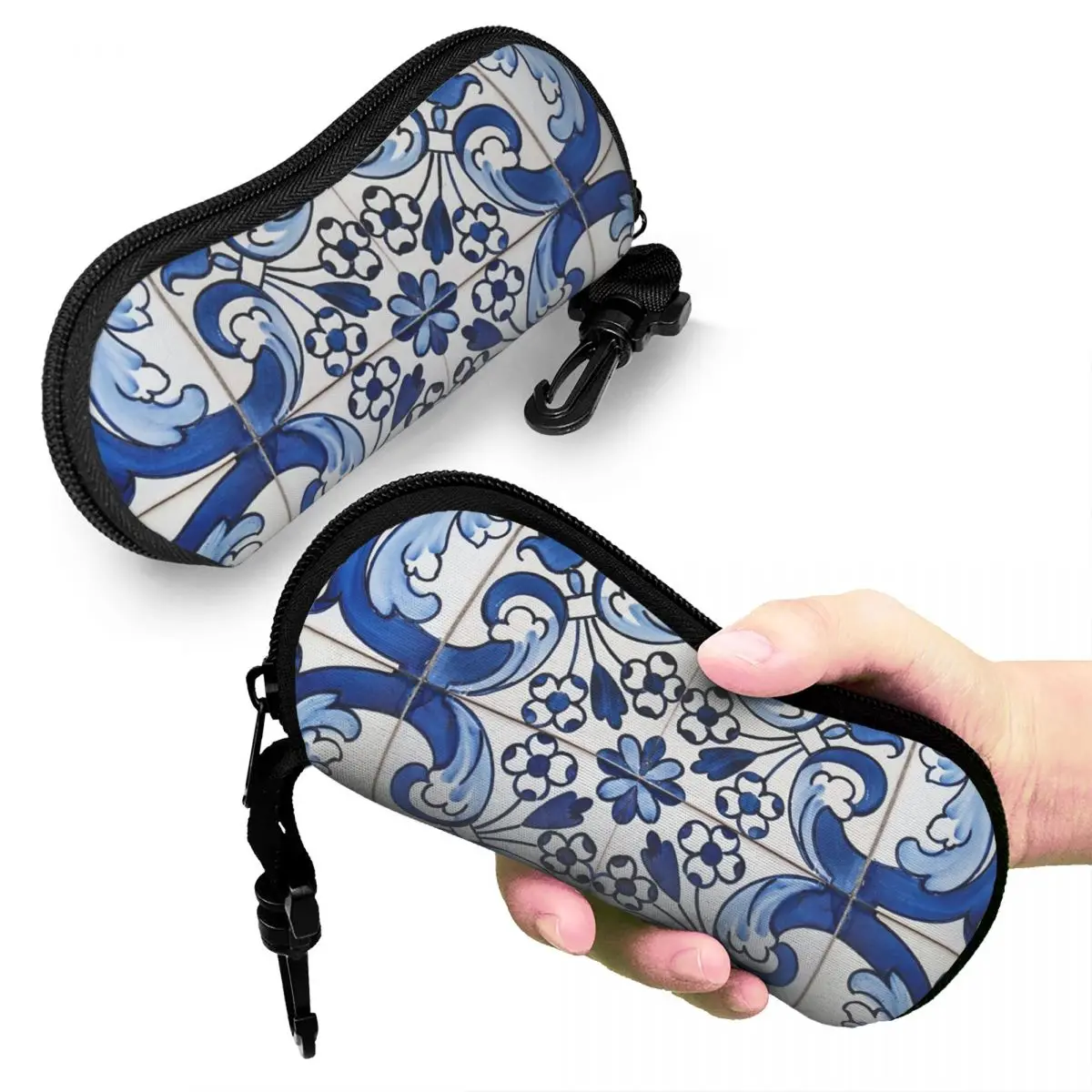 Antique Classic Lisbon Blue Azulejo Tile Floral Pattern Shell Glasses Case Sunglasses Box Women Men Soft Eyeglasses Bag Pouch
Antique Classic Lisbon Blue Azulejo Tile Floral Pattern Shell Glasses Case Sunglasses Box Women Men Soft Eyeglasses Bag Pouch
