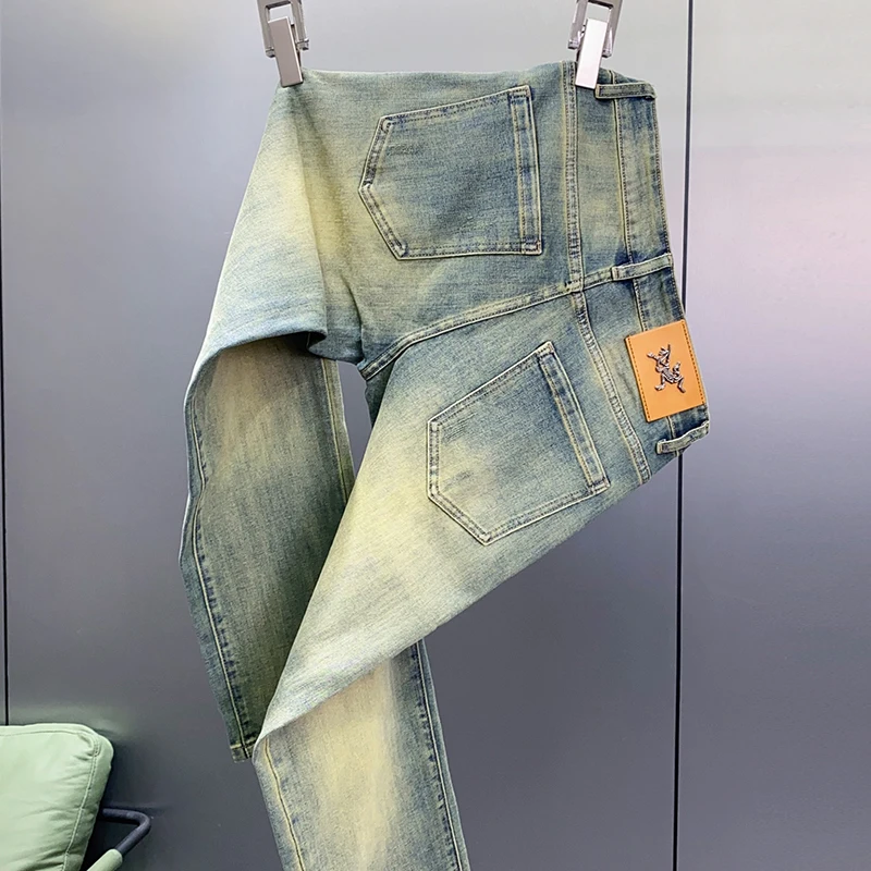 New MEN'S jeans high quality retro straight fit slim elastic comfortable and casual water washed elastic versatile denim pants
New MEN'S jeans high quality retro straight fit slim elastic comfortable and casual water washed elastic versatile denim pants