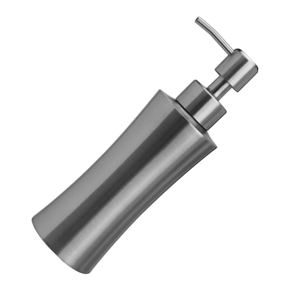 304 Stainless Steel Lotion Bottle Soap Dispenser Refillable Shampoo Bottle 400Ml Silver Waist Curve Design For Bathroom
304 Stainless Steel Lotion Bottle Soap Dispenser Refillable Shampoo Bottle 400Ml Silver Waist Curve Design For Bathroom