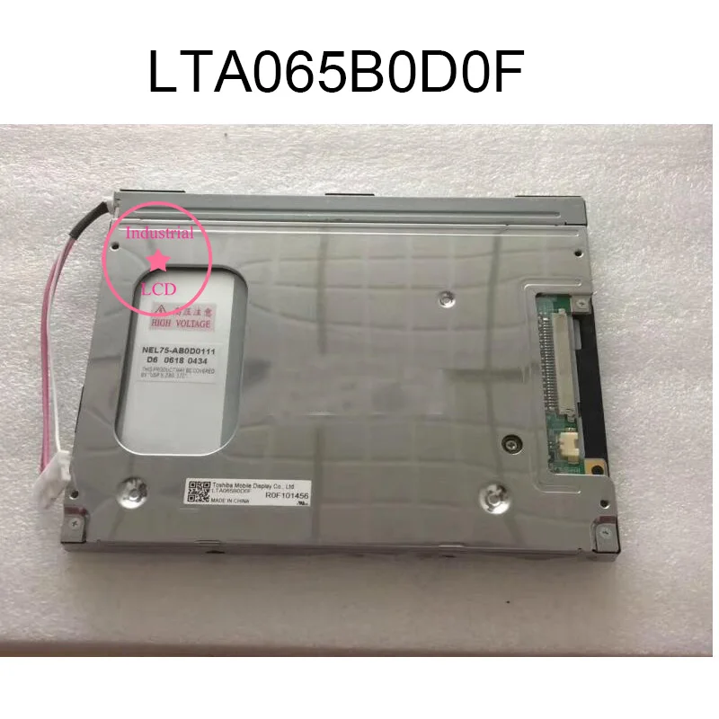 LCD LTA065B0D0F Original 6.5 Inch Display Screen Panel
LCD LTA065B0D0F Original 6.5 Inch Display Screen Panel