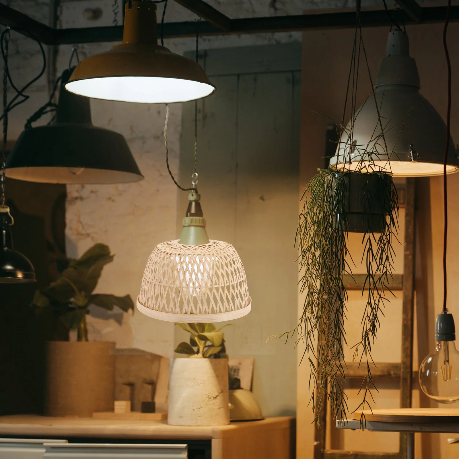 Premium Bamboo Woven Lamp Shade Pendant Light Cover for Hotel Restaurant Home Rustic Ceiling Light Decor Hanging Lamp Cover
Premium Bamboo Woven Lamp Shade Pendant Light Cover for Hotel Restaurant Home Rustic Ceiling Light Decor Hanging Lamp Cover