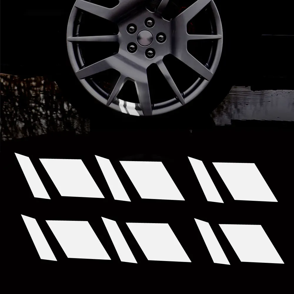Reflective Car Wheel Rim Vinyl Precision Cut Decal Sticker Pressure Activated Adhesive Auto Red Accessories for 16"-21" Rims
Reflective Car Wheel Rim Vinyl Precision Cut Decal Sticker Pressure Activated Adhesive Auto Red Accessories for 16"-21" Rims