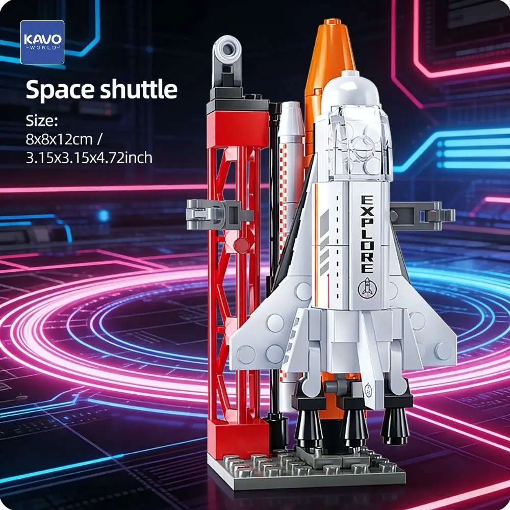 KAVOWORLD 115PCS Rocket Launcher Space Shuttle Learning Toy Compatible Building Set for Creative Play Space Exploration Gifts
KAVOWORLD 115PCS Rocket Launcher Space Shuttle Learning Toy Compatible Building Set for Creative Play Space Exploration Gifts